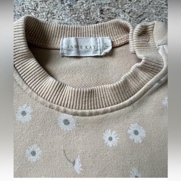 Jamie Kay Sweatshirt & Short Set- Light Pink Floral, lyr - Picture 5 of 12